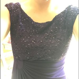 EUC Dress Barn size 12 dress in Plum Purple